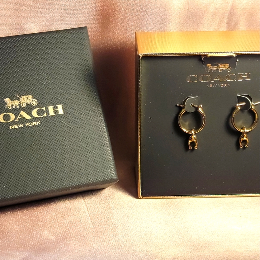Coach earrings